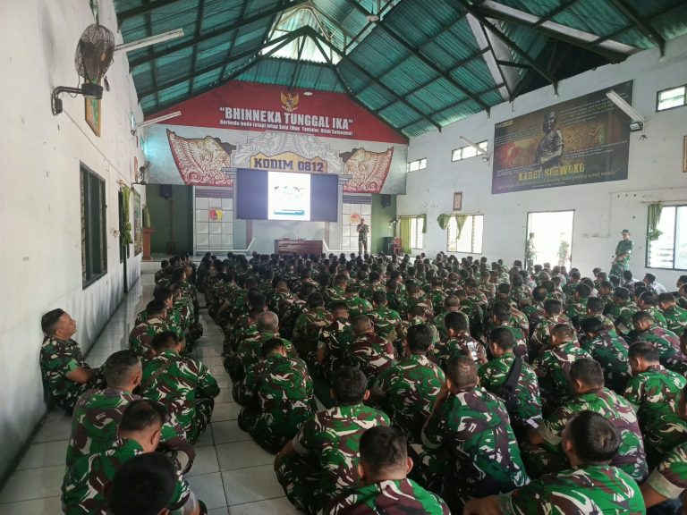 Kodim 0812/Lamongan Perkuat Peran Babinsa Sosialisasikan Rekrutmen TNI AD