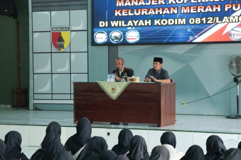 Dandim 0812/Lamongan Tekankan Peran KDKMP dalam Menggerakkan Ekonomi Desa